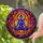 Highly Detailed Meditating Person Lotus Stained Glass Mosaic - Tiffany Style Jewel Tone Art Stained Glass Suncatcher - 2