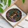 Mystical Witch Potion Stained Glass - Autumn Leaves Mosaic & Ornate Arched Window Art Stained Glass Suncatcher - 3