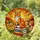 Tiffany Style Stained Glass Fox Books Autumn Flowers Jewel Tones Intricate Mosaic Stained Glass Suncatcher - 1