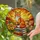 Tiffany Style Stained Glass Fox Books Autumn Flowers Jewel Tones Intricate Mosaic Stained Glass Suncatcher - 2
