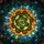 Intricate Succulent Rosette Stained Glass Mosaic – Tiffany Style Home Decor Gift Stained Glass Suncatcher - 5
