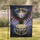 Bald Eagle American Flag Cross, We The People Under God 1776-2026 - USA 250th Anniversary Garden Flag - 1