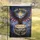 Bald Eagle American Flag Cross, We The People Under God 1776-2026 - USA 250th Anniversary Garden Flag - 5
