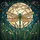 Majestic Dragonfly Tiffany Stained Glass Art - Full Moon Night Sky Nature Jewel Tones Stained Glass Suncatcher - 5