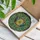 Stained Glass Tarot Cards Sun Moon & Emerald Gem - Ornate Filigree Mosaic Art Design Stained Glass Suncatcher - 3