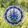 Blue Delphinium Tiffany Stained Glass Flowers - Floral Mosaic Art Home Decor Stained Glass Suncatcher - 1