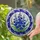 Blue Delphinium Tiffany Stained Glass Flowers - Floral Mosaic Art Home Decor Stained Glass Suncatcher - 2