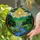 Blue River Valley Tiffany Stained Glass - Pine Forest Wildflower Mountain Sun Art Stained Glass Suncatcher - 2