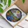 Tiffany Glass Style River Mountain Wildflower Landscape - Luminous Sun & Jewel Tones Stained Glass Suncatcher - 3