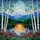 Lake Reflection Setting Sun Birch Tree Mountain Wildflowers Conifer Scene Decor Gift Stained Glass Suncatcher - 5