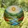 Detailed Winding River Mountain Valley Pine Forest Tiffany Stained Glass Sun Art Stained Glass Suncatcher - 1
