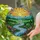 Tiffany Stained Glass River Mountain Landscape Wildflower Sun - Nature Decor Gift Stained Glass Suncatcher - 2