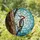 Vibrant Red Woodpecker Stained Glass Art - Tiffany Style Tree Trunk Mosaic Jewel Tones Stained Glass Suncatcher - 1