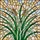 Tiffany Stained Glass Lush Green Grass Blades Wheat Seed Head Mosaic Jewel Tones Stained Glass Suncatcher - 5