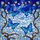 Blue Butterflies Tiffany Stained Glass Mosaic Art with Intricate Branches & Leaves Stained Glass Suncatcher - 5