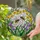 Honey Bee Stained Glass Jewel Tones Yellow Purple Floral Mosaic - Tiffany Window Decor Stained Glass Suncatcher - 2