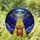 UFO Groundhog Abduction Stained Glass Cosmic Night Sky Tiffany Style - Sci-Fi Lover Gift Stained Glass Suncatcher - 1