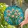 Blooming Tulips Tiffany Stained Glass Art Jewel Tones Teal Aqua Mosaic Decor Stained Glass Suncatcher - 2