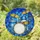 Prominent Bass Drum Snare Toms Golden Cymbals Tiffany Glass Blue Mosaic - Music Gift Stained Glass Suncatcher - 1