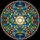 Radiant Star of David Tiffany Stained Glass Intricate Geometric Mosaic Jewel Tone Artwork Stained Glass Suncatcher - 5