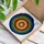 Tiffany Stained Glass Multi-Color Spiral Fractured Mosaic Art Circular Window Decor Stained Glass Suncatcher - 3