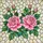 Pink Roses Detailed Stained Glass Art Tiffany Style Rosebuds Green Leaves Mosaic Clear Glass Stained Glass Suncatcher - 5