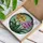Tiffany Style Stained Glass Blooming Orchid Flowers, Golden Yellow Fuchsia Colorful Intricate Art Stained Glass Suncatcher - 3