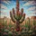 Saguaro Cactus Barrel Cacti Desert Landscape Jewel Tone Tiffany Style Stained Glass Art Stained Glass Suncatcher - 5