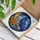 Majestic Raven Stained Glass Art - Glowing Jewel Tone Tiffany Style Moon Blossom Stained Glass Suncatcher - 3