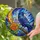 Majestic Raven Stained Glass Art - Glowing Jewel Tone Tiffany Style Moon Blossom Stained Glass Suncatcher - 2