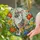 Calico Cat Tiffany Glass Floral Mosaic Garden Art - Luminous Jewel Tone Design Stained Glass Suncatcher - 2
