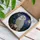 Majestic Snowy Owl Stained Glass - Mountain Night Sky Full Moon Pine Forest Decor Stained Glass Suncatcher - 3