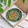Golden Hamster 'Sunny' Stained Glass Art - Daisy Flower Leafy Vine Tiffany Design Stained Glass Suncatcher - 3