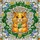 Golden Hamster 'Sunny' Stained Glass Art - Daisy Flower Leafy Vine Tiffany Design Stained Glass Suncatcher - 5