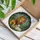 Lion Lamb Tiffany Stained Glass Art Lush Green Foliage Wildflower Mosaic Jewel Tones Stained Glass Suncatcher - 3