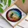 Mom 1949-2025 Rocking Chair Crescent Moon Pine Forest Sunset Stained Glass Memorial Stained Glass Suncatcher - 3