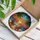Adirondack Chairs Beach Sunset Ocean Palm Trees Crescent Moon Seashells Tropical Scene Stained Glass Suncatcher - 3