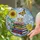 Colorful Stained Glass Books Teacup Sunflowers Roses Monarch Butterfly Intricate Jewel Tones Stained Glass Suncatcher - 2