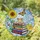 Colorful Stained Glass Books Teacup Sunflowers Roses Monarch Butterfly Intricate Jewel Tones Stained Glass Suncatcher - 1