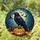 Black Crow Spooky Jack-O'-Lantern Moonlit Night Sky Stained Glass - Halloween Autumn Decor Stained Glass Suncatcher - 1