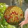 Mushroom Wildflower Crescent Moon Tiffany Glass Art - Glowing Nature Decor Gift Stained Glass Suncatcher - 2