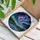 Aurora Borealis Stained Glass Mountain Lake Starry Sky Pine Trees Colorful Night Stained Glass Suncatcher - 3