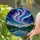 Aurora Borealis Stained Glass Mountain Lake Starry Sky Pine Trees Colorful Night Stained Glass Suncatcher - 2