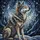 Majestic Detailed Stained Glass Sitting Wolf Tiffany Style Winter Forest Wildlife Art Stained Glass Suncatcher - 5