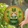 Tabby Cat Leprechaun Pot of Gold Shamrock Celtic Knot Sunburst - St. Patrick's Day Cat Lover Gift Stained Glass Suncatcher - 2