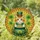 Tabby Cat Leprechaun Pot of Gold Shamrock Celtic Knot Sunburst - St. Patrick's Day Cat Lover Gift Stained Glass Suncatcher - 1