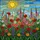Stained Glass Wildflower Meadow Sun Ray Poppies Foxglove Tiffany Floral Window Art Home Decor Stained Glass Suncatcher - 5