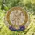 Lady Justice Stained Glass Jewel Tone Filigree Art - Sunburst Mosaic Purple Flowers Stained Glass Suncatcher - 1