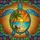 Sea Turtle Stained Glass Mosaic Tropical Beach Sunset Palm Tree Turquoise Ocean Art Stained Glass Suncatcher - 5