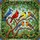 Six Distinct Songbirds Stained Glass Tiffany Style Tree Branch Art - Colorful Mosaic Jewel Tones Stained Glass Suncatcher - 5